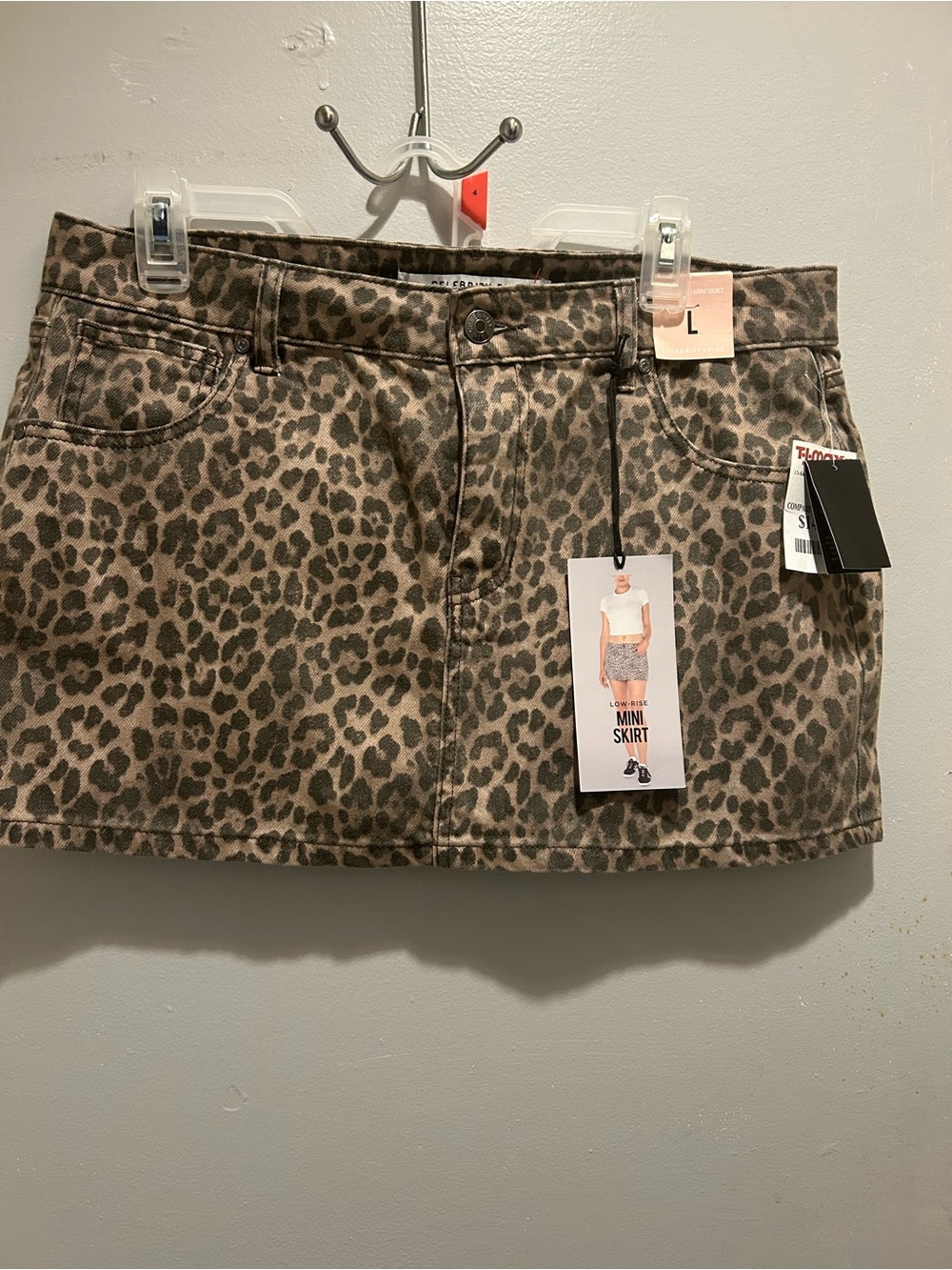 Celebrity Pink Leopard Print Mini Skirt - Brown & Black